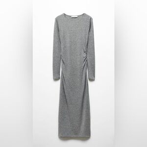 MANGO Gathered Details Dress